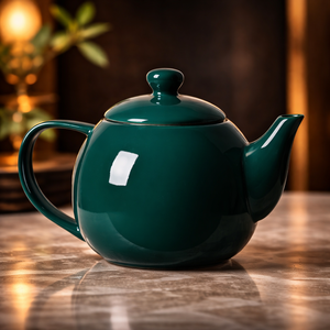 Théière en céramique de luxe avec bec verseur anti-goutte, poignée confortable, corps isotherme, idéale pour une expérience de service de thé élégante - Product Image 1