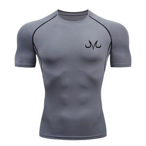 Graphic <b>Compression</b> <b>Shirts</b> <b>for</b> <b>Men</b> Summer Short Sleeve Rash Guard Gym Workout T <b>shirt</b> Athletic Quick Dry Swim <b>Shirt</b> Pool Use - Product Image 5