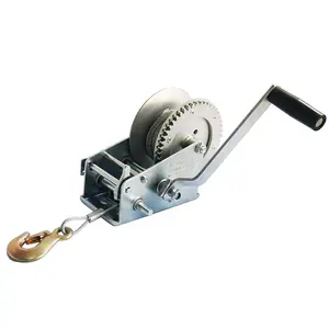 KINGROY easy operate 2000 lbs boat winch and zinc plated winch with cable pulling machine