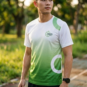 Camiseta VPMEP con Estampado Sublimado, Absorbente de Humedad, Unisex, Manga Corta, Ropa Deportiva de Poliéster, Camiseta Personalizada para Maratón VPMEP de Secado Rápido - Product Image 4