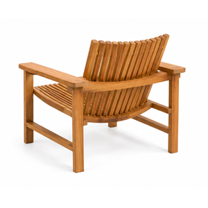 Ensemble de chaises longues d'extérieur en teck moderne avec table basse pour une relaxation luxueuse dans les resorts, les patios, les jardins et au bord de la piscine - Product Image 4