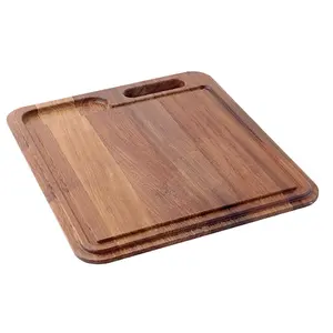 Customized Handmade Wooden Chopping Boards Antique Walnut Finished Solid Wood Boader Indian Best Seller Bulk Quantity