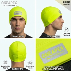 Gorro de Punto Amarillo Neón para Hombre, Gorro de Invierno con Puño, Unisex, Estilo Urbano, Gorro con Diseño de Calavera, Logotipo Personalizado, Accesorio de Moda al por Mayor - Product Image 5