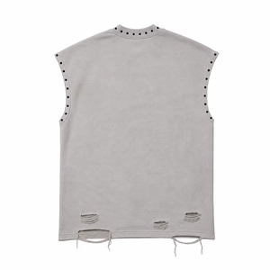 Camiseta sin Mangas Glory Personalizada con Estampado Gráfico Extra Grande, 100% Algodón Jersey, Diseño Hip Hop Streetwear Unisex - Product Image 2