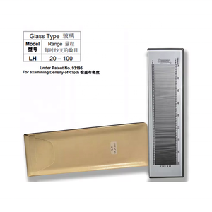 Darsen LA Verre Type Mesh Gamme 100-170 Tissu Densité Règle Textile Tissé Chaîne et Trame Densité Échelle Instrument De Mesure - Product Image 6