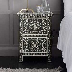 Console de sol sur mesure Royal Belladec, style moderne unique, incrustation en os, écologique, meuble décoratif artisanal - Product Image 6