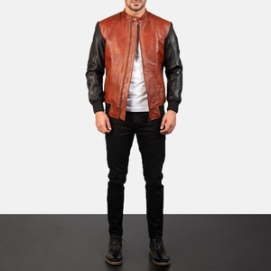 Luxury Mens Sheepskin Leather <b>Jacket</b> Soft And <b>Warm</b> With Premium Feel <b>Waterproof</b> And Plus Size Mens <b>Jacket</b> - Product Image 5