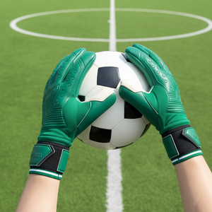 New German Latex Goalkeeper Gloves Palm GoalKeeper Gloves 4mm Giga Latex Goalkeeper for USA Australia Market OEM Supplier - Product Image 3