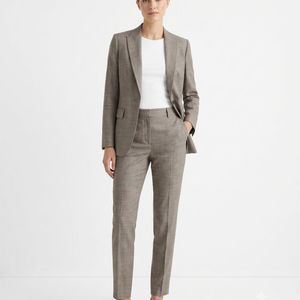 Lightweight Solid Slub Woven Viscose Polyester Fabric 130GSM Blazer Suits <b>Jackets</b> Pants Shorts Uniform - Product Image 1