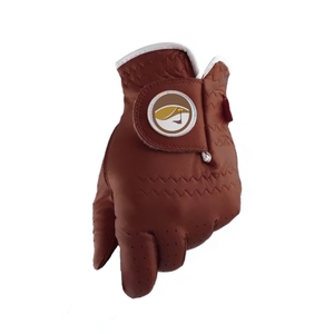 Gants de golf professionnels avec logo de marque, en cuir de kangourou texturé doux, étiquette latérale personnalisée, fermeture velcro sécurisée au poignet VN - Product Image 5