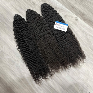 Extensión de cabello vietnamita 100% de la mejor calidad, cabello rizado peludo al vapor, proveedor de Vietnam, sin caída en stock - Product Image 1