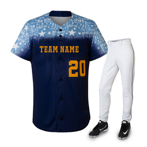 Ropa Deportiva con Logotipo Personalizado, Uniforme de Béisbol, Ropa de Equipo, Nuevo Uniforme de Béisbol para Hombre Fabricado por NEW CHANGE CORPORATION - Product Image 6