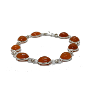 Women's <b>Bracelet</b> Natural Carnelian Gemstone <b>Bracelet</b> Christmas Wedding Handmade Jewelry 925 Sterling Silver <b>Bracelet</b> <b>Healing</b> - Product Image 6