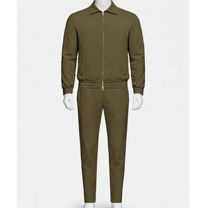 Conjunto de ropa de invierno transpirable al por mayor para hombre, chaqueta con cremallera personalizada de alta calidad, chándal estilo streetwear para hombre - Product Image 4