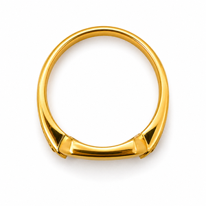 18ct Yellow Gold Diamond Cluster <b>Ring</b> for <b>Men</b> Luxury Geometric Statement Band Polished Finish Wedding Party Daily Wear Gift Jewe - Product Image 4