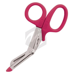 Ciseaux de traumatologie EMT de haute qualité, instruments médicaux polyvalents, lames en acier inoxydable, poignée ergonomique en plastique noir - Product Image 1