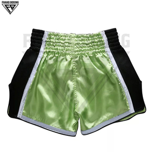 Short de Muay Thai pour Adulte 2026 – Nouvelle Collection, Couleur Unie avec Imprimé Contrastant, 100% Polyester, Qualité Supérieure, Style Tendance - Product Image 2