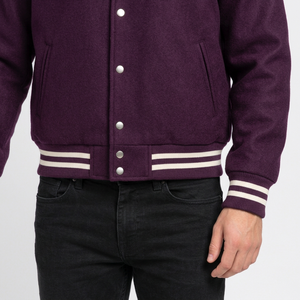 แจ็คเก็ต Letterman Varsity คุณภาพดีที่สุด พร้อมแจ็คเก็ตเบสบอลวิทยาลัยแบบกำหนดเองได้อย่างสวยงามของคุณเอง - Product Image 5
