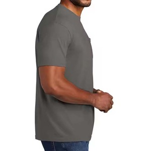 T-shirt streetwear pour homme, design personnalisé OEM, coupe ample, col rond, vêtements de sport pour garçons, vêtements décontractés pour la gym, 100% coton - Product Image 4