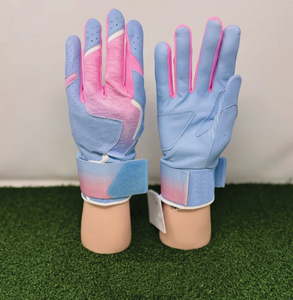Gants de frappe de baseball durables avec coutures renforcées, rembourrés et dotés d'une sangle réglable pour un contrôle et un confort optimale lors des frappes. - Product Image 3