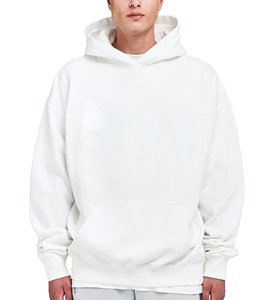Haute qualité 100% coton sweats à capuche 500gsm surdimensionné pull lourd Streetwear Designer graphique personnalisé bouffée impression hommes à capuche - Product Image 1