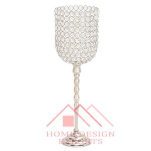 2025 meilleure vente en forme de diamant grand bougeoir de haute qualité décor à la maison pour les décorations de pièce maîtresse de table et de mariage - Product Image 6