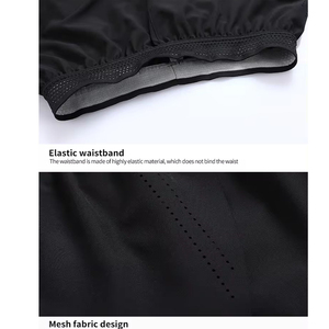 Men's Solid Color Mid Waist Spandex <b>Nylon</b> <b>Shorts</b> Quick Dry Casual Style <b>Short</b> Length Elastic Waist Mid length casual <b>shorts</b> - Product Image 6
