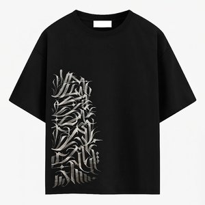 เสื้อยืดโอเวอร์ไซส์ทรงหลวมสำหรับผู้ชาย ผ้าคอตตอนหนานุ่ม สไตล์สตรีทแวร์ เสื้อยืดเปล่าขายส่งจำนวนมาก เสื้อไฮสตรีท - Product Image 1