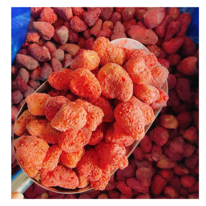 Fraises lyophilisées VF Premium en forme de boule, conservées dans une saumure, emballage sous vide en vrac, douceur naturelle, texture croustillante, saveur riche - Product Image 3