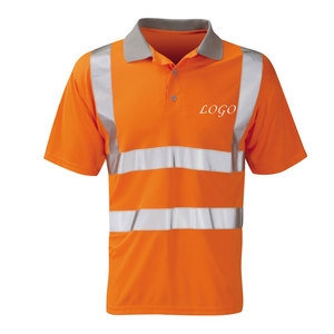 Camiseta de seguridad estampada con logotipo personalizado, camiseta reflectante de seguridad laboral para personal industrial, venta al por mayor - Product Image 1