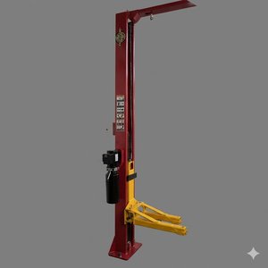 Elevador de Autos de Dos Postes de Alta Resistencia con Piso Libre, Elevador Hidráulico para Vehículos, Capacidad de 4 Toneladas, para Infladores de Neumáticos Profesionales - Product Image 3