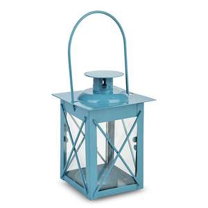 Ensemble de lanternes rustiques en métal et verre avec base en bois, porte-bougie décoratif suspendu pour extérieur, idéal pour centre de table de mariage et de fête, vente en gros - Product Image 6