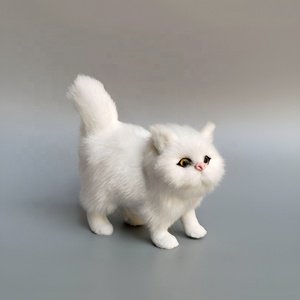Lindo Peluche de Gato de Simulación, Modelo Realista de Gatito de Peluche, Adorno de Gato, Regalos para Niños - Product Image 4