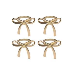 Anneau de serviette en métal bien équilibré, conçu pour une maintien confortable des serviettes, avec un style élégant et un poids solide. - Product Image 3