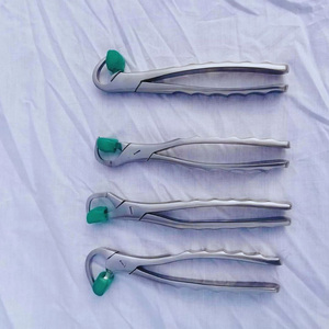 Pinzas manuales de extracción de raíces superiores, instrumentos quirúrgicos de acero inoxidable, pinzas de extracción dental - Product Image 6