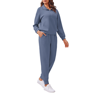 Ensemble Athleisure 2 pièces pour femmes, haut de course aéré et pantalon à taille élastique, vêtements de sport d'extérieur, vêtements de sport élégants pour femmes - Product Image 4