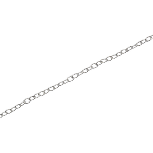 Cadena de Eslabones Planos de Plata 925 de 100 cm, Cadenas de Plata de Ley 925 para Hombres, Mujeres y Niños - Product Image 4