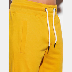 Pantalones Cortos de Felpa con Logotipo al por Mayor para Hombre, Pantalones Cortos Deportivos de Algodón Tejido con Cordón Ajustable para Hombre - Product Image 5