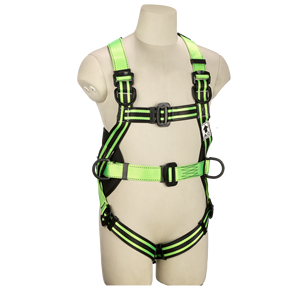 Harnais de sécurité ajustable pour tout le corps, ceinture de protection contre les chutes industrielles avec boucle en D pour les travaux de construction et de sauvetage - Product Image 1