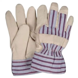 Gants de sécurité en cuir pleine fleur de qualité supérieure, pour ébénistes canadiens, protection robuste des mains, caractéristiques industrielles réfléchissantes - Product Image 1