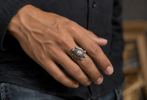 Premium Quality <b>Tortoise</b> Ring 925 Silver Fine Body Jewelry Fine Rings Lab Grown Diamond Modern Elegant Symbolic Jewelry - Product Image 5