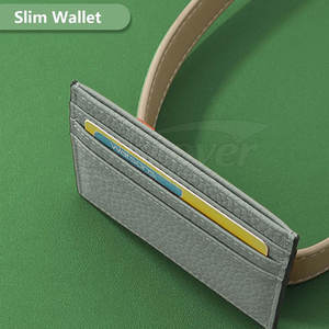 Tarjetero de Cuero Ligero para Hombre, Diseño Personalizable, Alta Calidad, Venta al Por Mayor, Duradero, Tarjetero de Cuero Económico - Product Image 6
