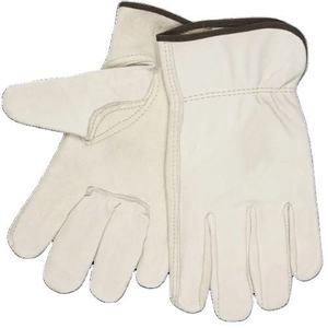 Cowhide Grain Leather Heavy Duty <b>Driving</b> <b>Gloves</b> Soft Comfortable Long Lasting Safety Work Handling <b>Gloves</b> Industrial Personal - Product Image 2