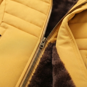 Custom <b>Men's</b> Hooded Winter Padded <b>Jacket</b> Thermal Insulated Outdoor Wear OEM ODM - Product Image 5