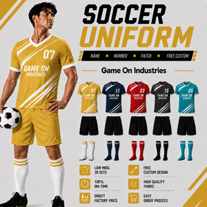   Tenues de sport d'équipe – Vente directe usine – Confortables, excellente qualité, nouvelle collection, meilleures ventes – Ensembles d'uniformes de football personnalisés par sublimation - Product Image 1