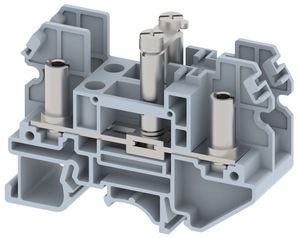 Connecteur à boulons KLTDM4-2WAY, contacts en cuivre 11-20 AWG, 100A max, 3 pôles - Product Image 1