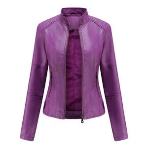 Chaqueta de Cuero Acolchada para Mujer, Color Marrón, Diseño Sexy, Forro de Nailon, Manga Larga, Impermeable y Resistente al Viento, Ropa de Invierno, Nueva Colección 2026 - Product Image 2