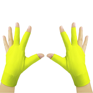 Guantes de Snooker de Medio Dedo 100% Transpirables y de Secado Rápido, Guantes de Snooker de 3 Dedos Transpirables Antideslizantes - Product Image 2
