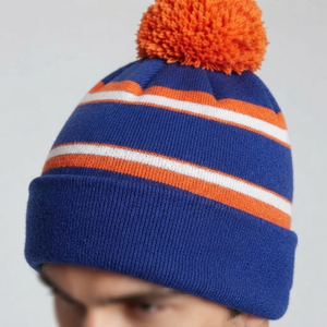 Satin Lined Plaid Skull Knit Beanie Hats for Unisex Children's Thick Baggy Faux Fur Pompom Winter Ribbed Chunky Beach Hand Drawn - Product Image 5