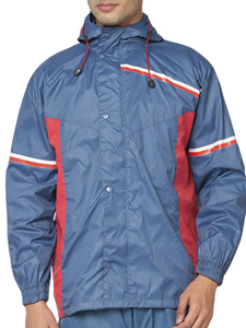 New RTS Custom Logo Men's Nylon <b>Wind</b> <b>Breaker</b> Contrast Panel With Pant Set For Summer Breathable Set Highstreet Zipper Jacket - Product Image 3
